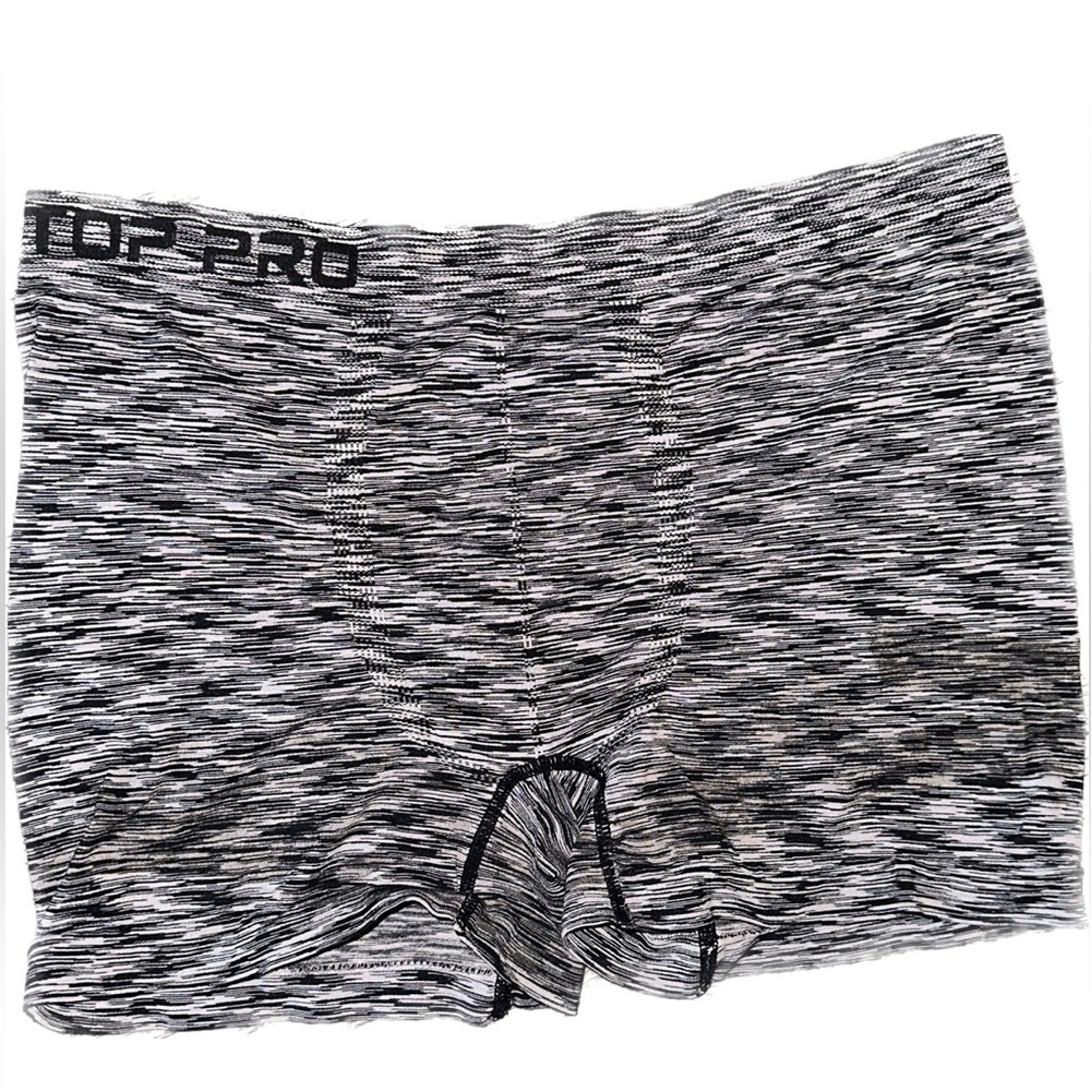 Top Pro Mens Gray Black Boxer Briefs Free Size